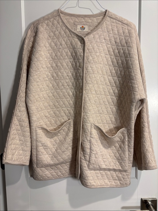 Marine Layer Jackets & Blazers - Marine Layer Women’s Snap Front Corbet Quilted Liner Jacket Medium